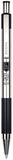 Zebra F-301 Ballpoint Stainless Steel Retractable Pen, Fine Point, 0.7mm, 1-Count