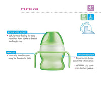 MAM Starter Cup with Handles, Boy, 5 Ounces, 1-Count