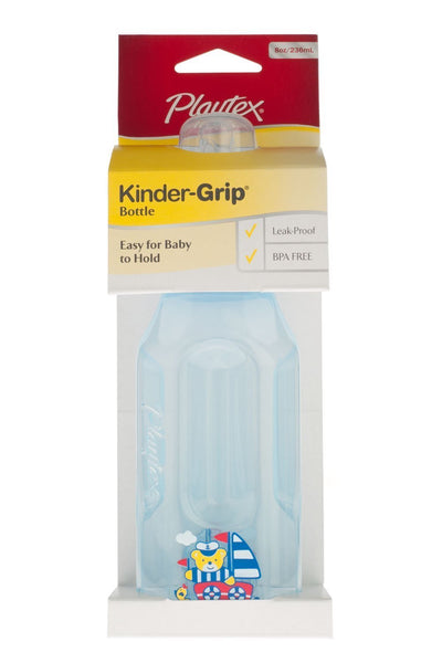 Playtex Kinder-Grip Bottle, 8 Ounce, Color May Vary - 2 Pack