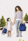 Lassig Kids Vintage Little One & Me Backpack, Small, Blue