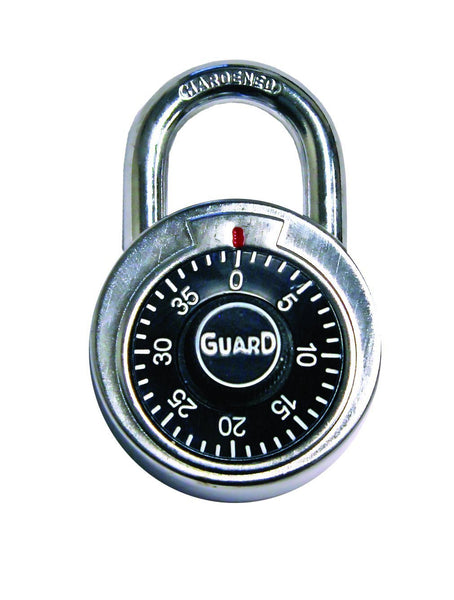 Guard Security 1500 Dial Combination Padlock, 2-Inch