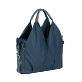 Lassig Women's Green Label Neckline Diaper Bag Spin Dye, Blue Melange