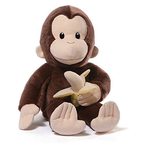 Gund Curious George with Banana 75th Anniversary Large Plush