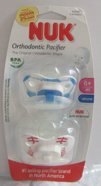 NUK Orthodontic Pacifier 6+ month,silicone, Sport Design
