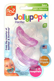 RaZbaby- JollyPop Baby Pacifier -Unscented, Double pack
