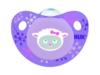 NUK Advanced Clear Shield Orthodontic Pacifier, Size 1, Assorted colors