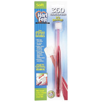 HartFelt 360 Toothbrush Adult Soft, Red
