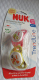 Nuk Trendline Orthodontic Pacifier- Pink & yellow- 2 pacifiers - 6+ month