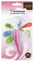 Kushies Baby's 1st Toothbrush, Pink