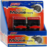 PIC Reusable Plastic Mouse Trap, 2-Pack