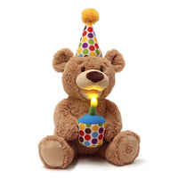 GUND Animated Happy Birthday Singing Plush Teddy Bear