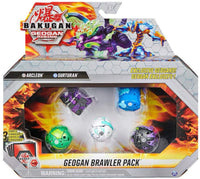 Bakugan Geogan Brawler 5-Pack, Exclusive Darkus Arcleon and Surturan Geogan and 3 Collectible Action Figures