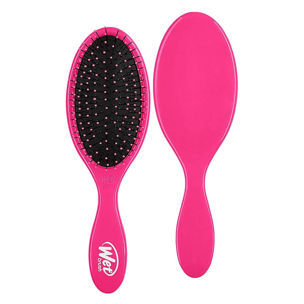 Wet Brush Original Detangler Hair Brush Exclusive Ultrasoft IntelliFlex Bristles Glide Through Tangles With Ease For All Hair Types For Women, Men, Wet And Dry Hair, , Punchy Pink,- Pack of 4