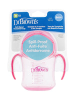 Dr. Brown's Soft-Spout Transition Cup, 6 oz (6m+), Pink, Single