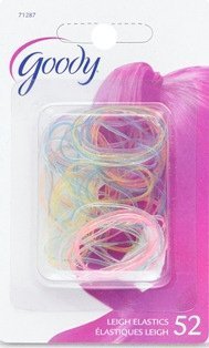 Goody Womens Classic Polyband Elastics 52CT - Color: Multi Glitter - 2 Packs