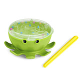 Munchkin Octodrum 3-in-1 Musical Toddler Bath Toy (Drum, Tambourine and Maze), Green