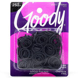 Goody Ouchless Womens Polyband Elastic Hair Tie - 250 Count, Black