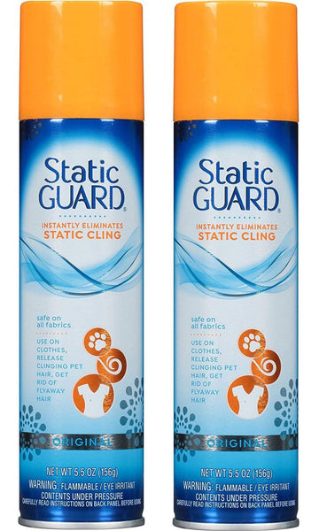 Static Guard Spray 5.5 oz. Pack of 2