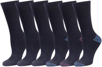 Women's 6-Pack Cushioned Athletic Crew Socks Lightweight for Running,Tennis,Casual