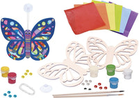 MasterPieces -Works of Ahhh... Real Wood Large Acrylic Paint & Craft Kit, Suncatcher, For Ages 4+