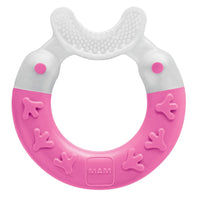 MAM Bite and Brush Teether, 3 Months, Colors May Vary
