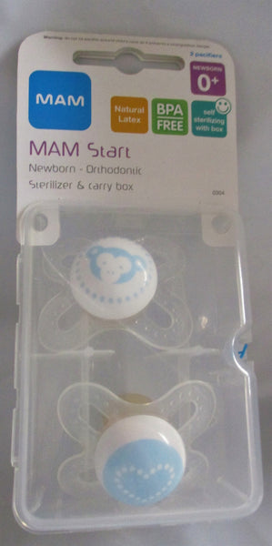 MAM Start Newborn-orthodontic pacifier-Blue