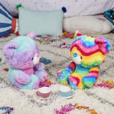 GUND Kai Tie Dye Pink and Blue Plush Stuffed Animal Teddy Bear, 12", Multicolor