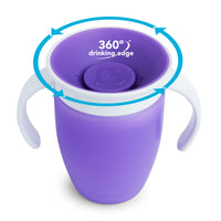 Munchkin Miracle 360 Trainer Cup, 7 Ounce 1-Pack - Purple