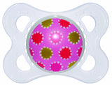 MAM 2 Pack Pearl Silicone Pacifier, 2 Months-PINK