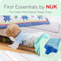 NUK Graduates Fun Grips Hard Spout Sippy Cup, 10-Ounce - PURPLE