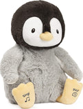 GUND Baby Animated Kissy The Penguin Stuffed Animal Plush, Black/White/Grey, 12"