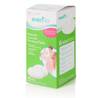 Evenflo Feeding Disposable Breast Pads for Nursing Women, Breathable and High Absorbency (Pack of 60)