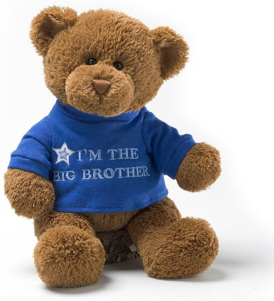 GUND I'm The Big Brother T-Shirt Teddy Bear Stuffed Animal Plush