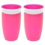 Munchkin Miracle 360 Sippy Cup, Pink, 10 Ounce, 2 Count