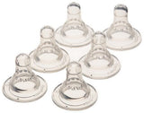 Gerber First Essential 6 Pack Silicone Nipples, Fast Flow