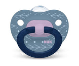 NUK Orthodontic Pacifiers, Boy, Blue, 18-36 Month (Pack of 2)