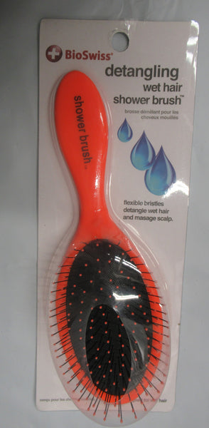 Bio Swiss detangling wet hair shower brush