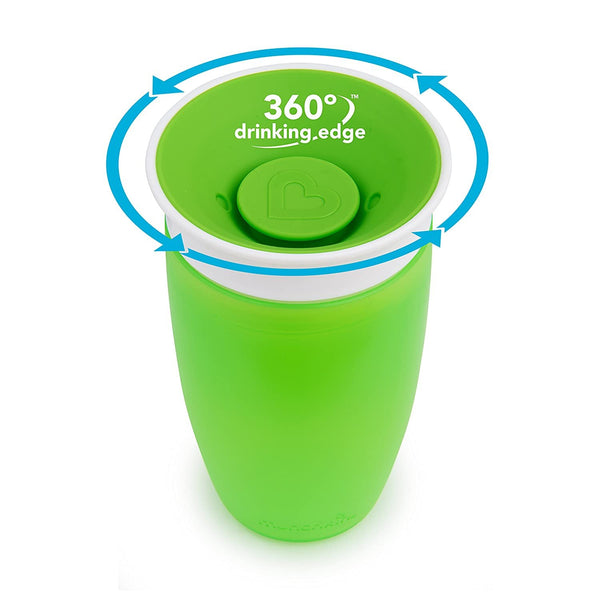 Munchkin Miracle 360 Sippy Cup, Green, 10 Oz