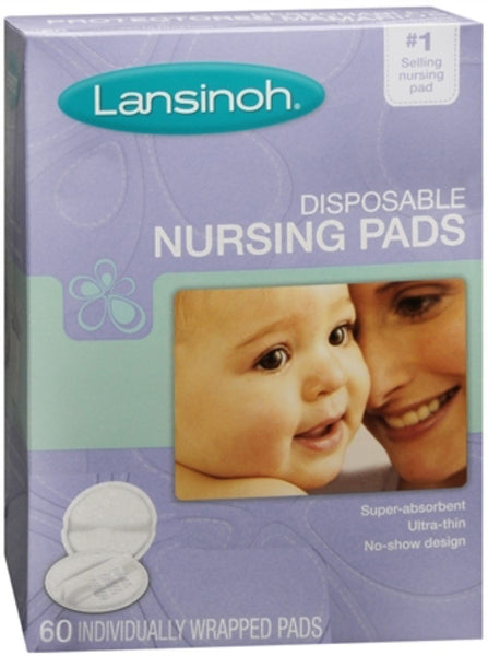 Lansinoh Nursing Pads Disposable 60 Each (Pack of 11)