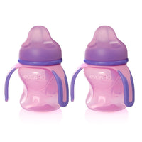 Evenflo Feeding Advanced Trainer Cups, Pink, 5 Ounce (2 count)