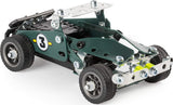 Erector by Meccano, 5 in 1 Roadster Pull Back Car Building Kit, for Ages 8 and up, STEM Construction Education Toy
