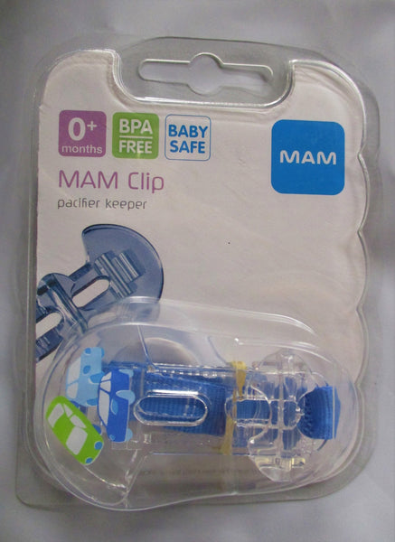 MAM Trends Pacifier Clip ,Clip for Pacifiers with Fastener and Flexible Ring