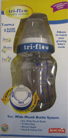 Munchkin tri flow nipple system -Wide Mouth bottle