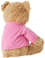 GUND Get Well T-Shirt Message Teddy Bear Stuffed Animal Plush, Pink, 12.5"