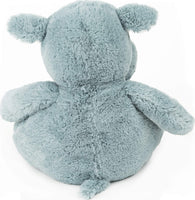 GUND Baby Oh So Snuggly Hippo Large Plush Stuffed Animal, Teal Blue and Cream, 12.5"