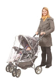 Comfy Baby! Universal Clear Waterproof Rain Cover/Wind Shield for Jumbo Stroller