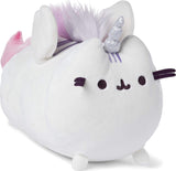 GUND Pusheen Super Pusheenicorn Squeezer Wing Movement Plush Stuffed Cat Unicorn, White