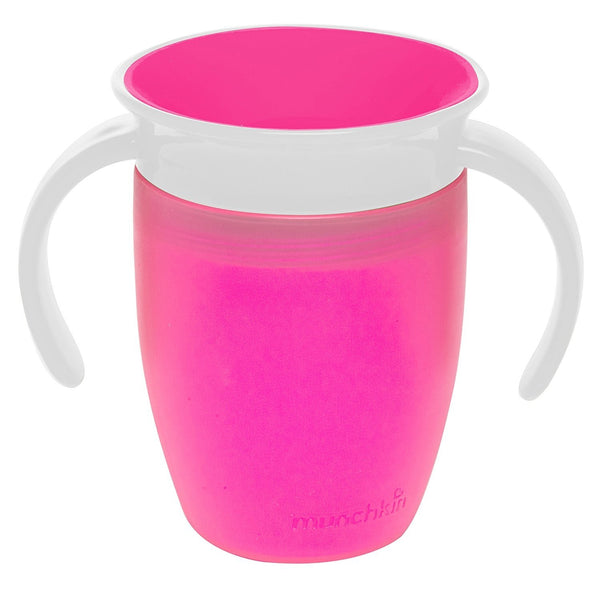 Munchkin Miracle 360 Trainer Cup, 7 Ounce 1-Pack - Pink