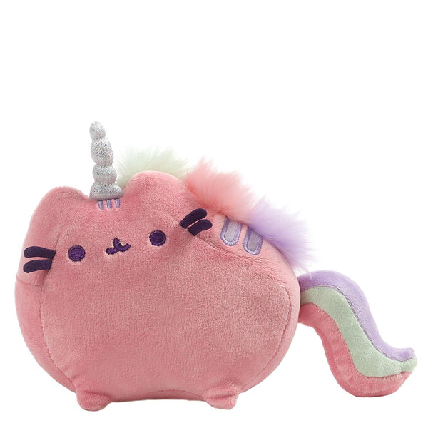 GUND Pusheen Pusheenicorn Unicorn Cat Sound Plush Stuffed Animal, Purple, 7.5"