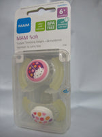 MAM Soft Silicone Pacifier,2-Count (Discontinued by Manufacturer)